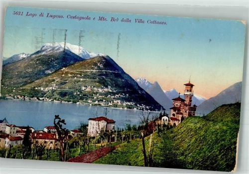 6906 Castagnola-Cassarate 1928 Foto AK