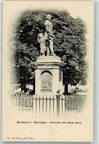 3000 Bern Berne - Berchtold v Zähringen Denkmal