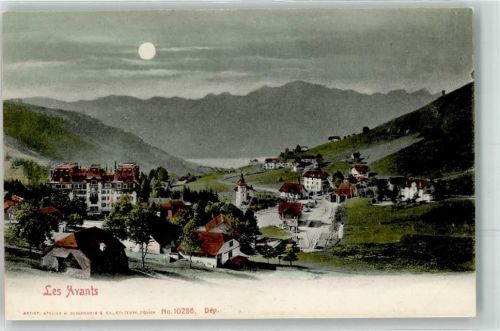 1833 Les Avants Mondschein