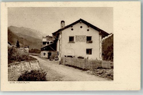 7536 Sta. Maria Val Müstair 1914 - Denkmäler Bündner Baukunst