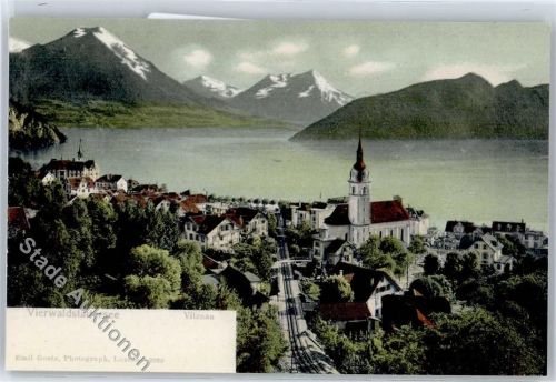 6354 Vitznau - Vierwaldstätter See, Kirche, Bahngleise
