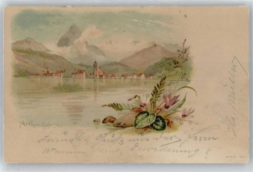 6415 Arth Lithographie / Künstlerkarte