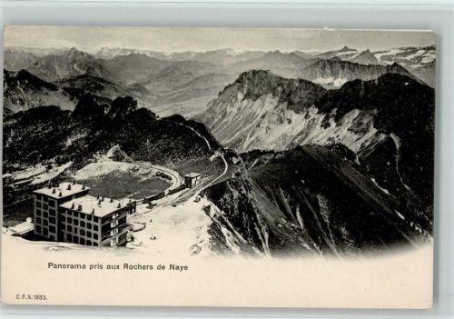 Rochers de Naye - Panorama pris aux Rochers de Naye