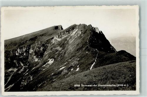 Le Chamossaire 1952 - Sommet du Chamossaire