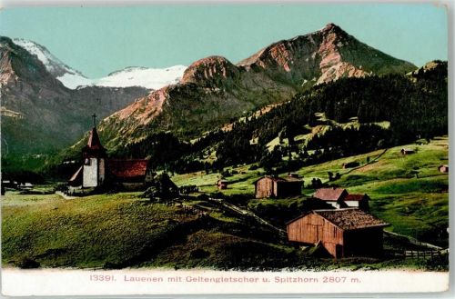 3782 Lauenen b. Gstaad - Geltengletscher Spitzhorn