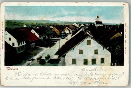 8302 Kloten 1907 Foto AK Feldpost Feld-Batterie 23