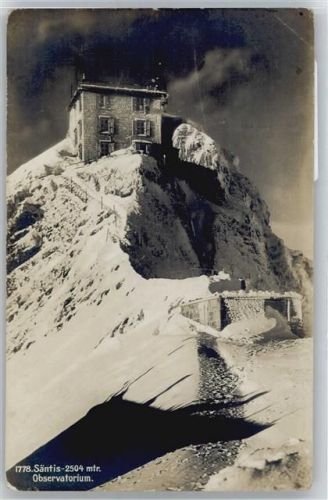 9050 Appenzell Hirschberg - Observatorium, Säntis