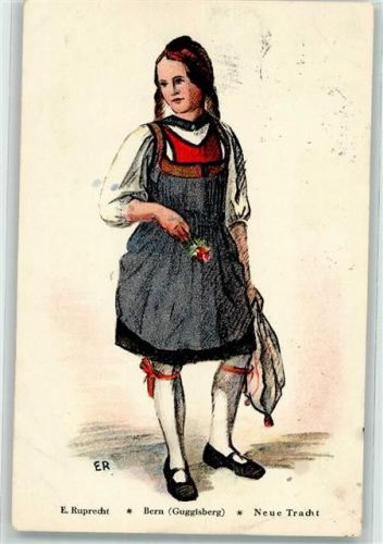 3000 Bern Berne Gebrauchsspuren Gugglsberg sign. Rupprecht E. Künstlerkarte