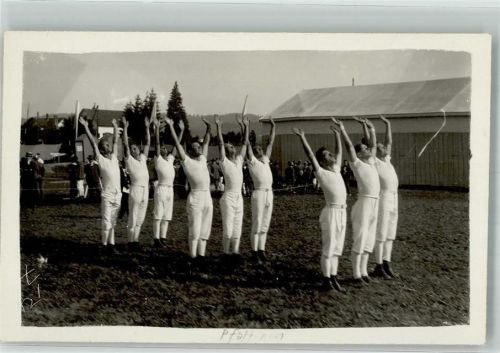 8808 Pfäffikon SZ Foto AK Turnfest Ort handschriftlich