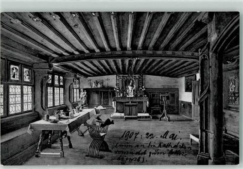 8260 Stein am Rhein 1907 - Kloster St Georgen Refektorium