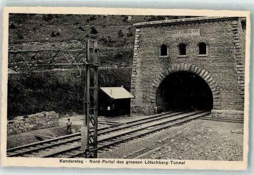3718 Kandersteg - Nord Portal des grossen Lötschberg Tunnel
