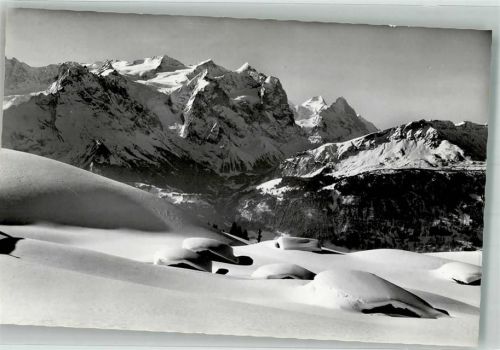 Käserstatt Foto AK Winter Hasliberg