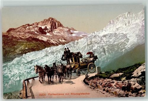Furka - Postkutsche Rhonegletscher