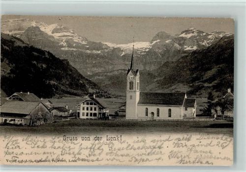 3775 Lenk im Simmental 1902 - Kirche