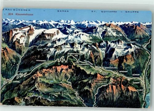 Klausenstrasse - Vogelschau