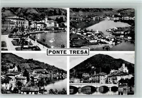 6988 Ponte Tresa - Luganersee Uferansicht