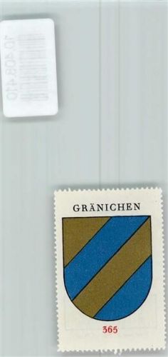 5722 Gränichen - Vignette Wappen Kaffee Hag ca 1920-1940
