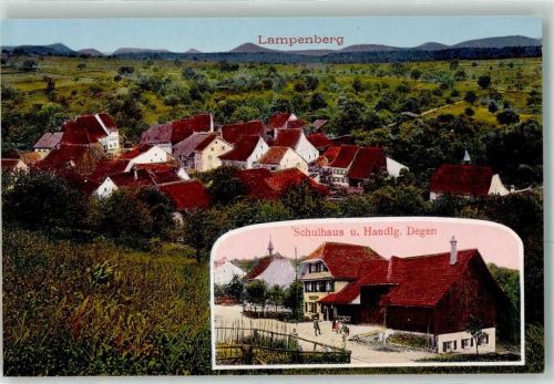 4432 Lampenberg - Schulhaus Handlung Degen ca 1915