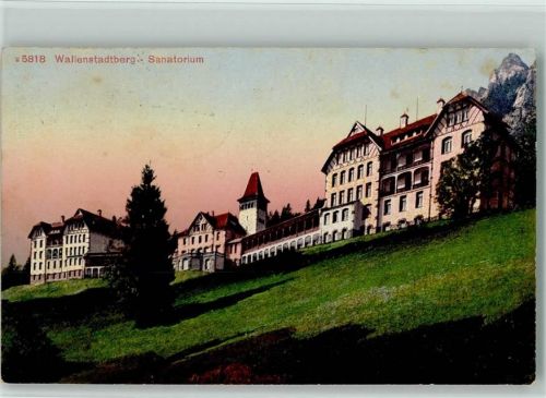 8880 Walenstadt 1922 - Militärsache Feldpost Abendrot