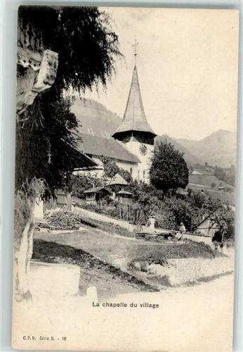 1833 Les Avants 1910 - Kapelle Ort lt. Stempel