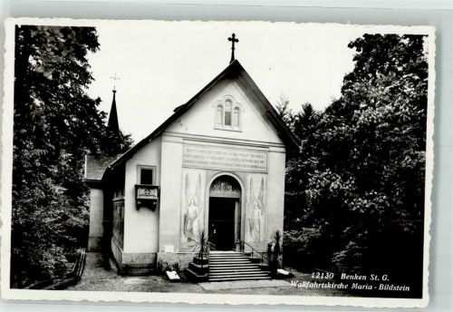 8717 Benken SG Foto AK Kirche Maria Bilstein Foto Gross Bahnpost Zug 7803