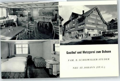 9652 Neu St. Johann - Gasthof, Metzgerei zum Ochsen