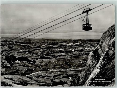 Schwägalp - Säntisbahn mit Blick auf Bodensee