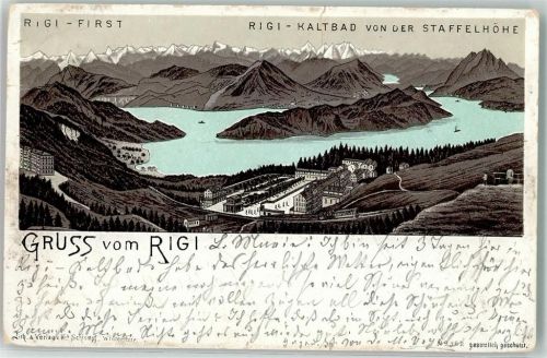 6356 Rigi Kaltbad Gebrauchsspuren Hotel Vorläufer
