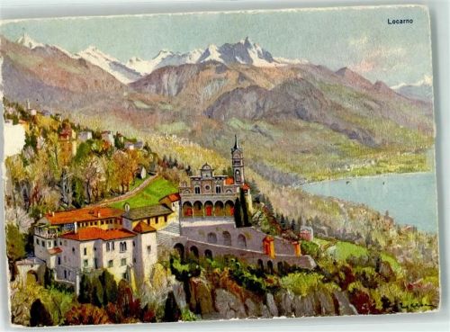 6600 Locarno Künstlerkarte Künzli-Verlag 8803 sign.