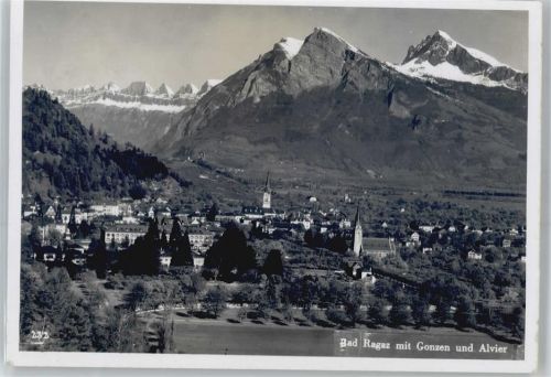 7310 Bad Ragaz Pfäfers Bad - Gonzen, Alvier