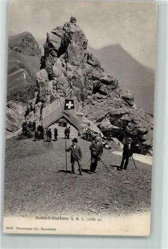 Hohtürli 1907 - Clubhütte Wandergruppe