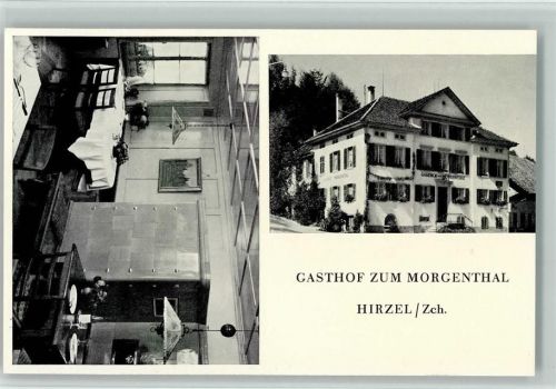 8816 Hirzel Spitzen - Gasthof zum Morgenthal z. T. Innenansicht