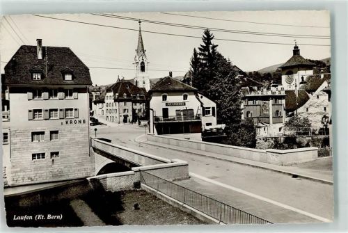 4242 Laufen - Gasthaus zur Krone Metzgerei Kirche