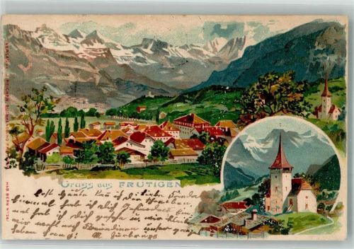 3714 Frutigen 1899 Lithographie