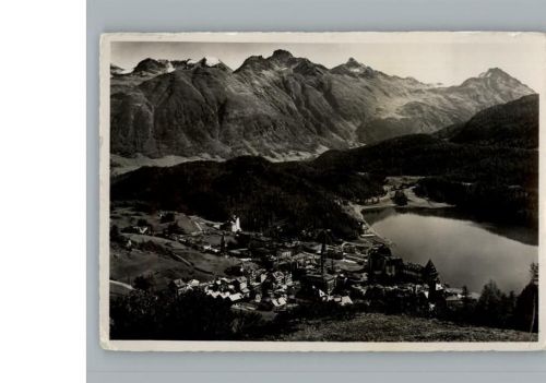 St Moritz (CH) Luftaufnahme