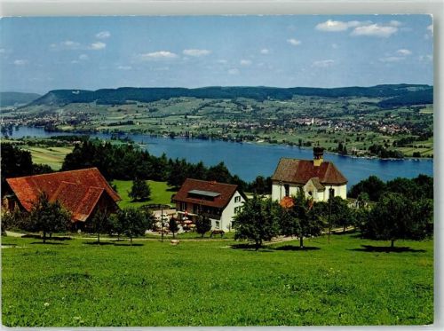 8265 Mammern Foto AK Gasthaus Klingenzell Kirche
