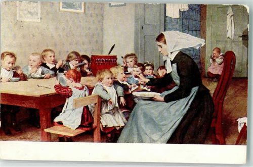 Die Krippe sign. A. Anker Nr. 118 Pro Juventute Schweiz Künstlerkarte