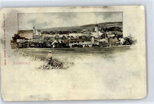 2900 Porrentruy Pruntrut Gebrauchsspuren Marke entfernt