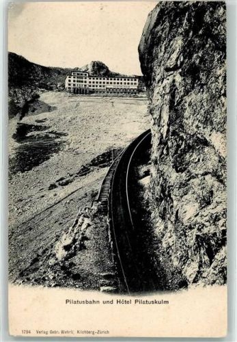 6010 Pilatus Kulm 1906 - Kulm Hotel Bahn