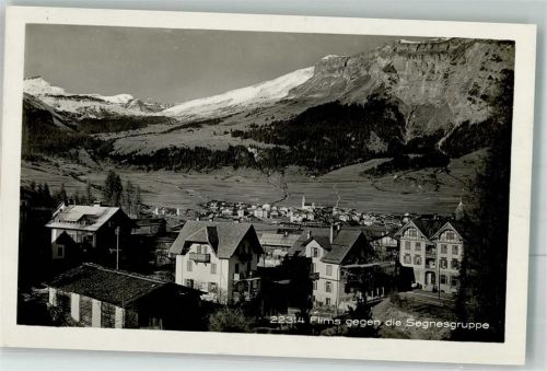 Flims 1940 Foto AK Feldpost Militärsache