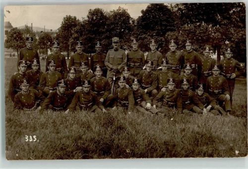 Uniform Gruppenbild Militär Schweiz Foto AK