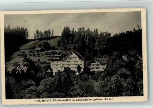 8428 Teufen ZH 1917 - Prof. Busers Töchterinstitut und Landerziehungsheim , Verlag Trüb & Cie 3385 AK