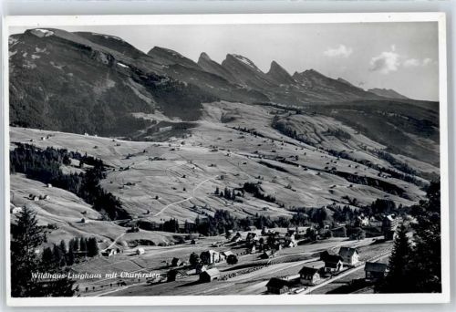 9658 Wildhaus - Gesamtansicht, Churfirsten