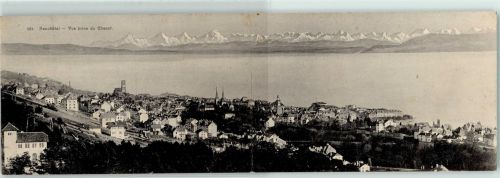 2000 Neuchâtel Neuenburg Klapp AK