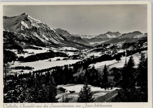 7077 Valbella - Blick von Sonnenterrasse am Funi-Höhenweg