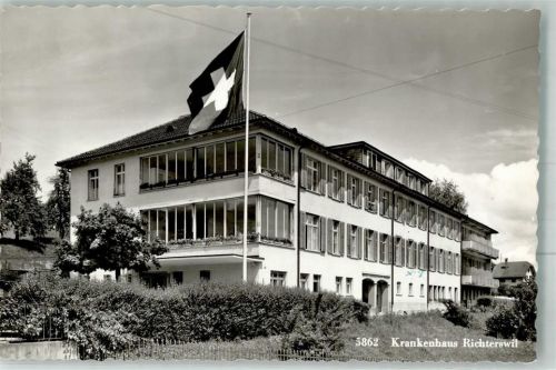8805 Richterswil 1961 Foto AK Krankenhaus