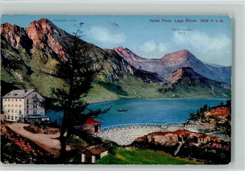 Piora - Hotel Piora Lago Ritom Ruderboot