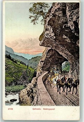Gebirgspost Postkutsche Schweiz