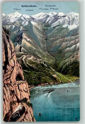 6454 Flüelen 1907 - Gotthardbahn