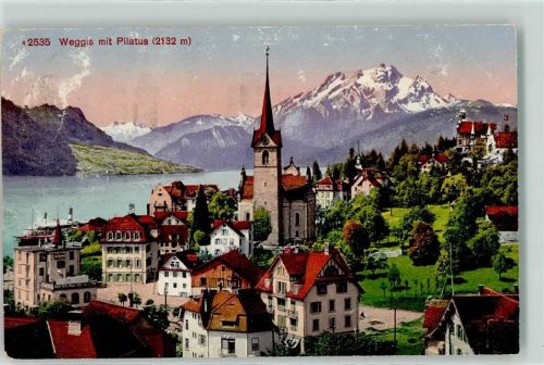 6353 Weggis Gebrauchsspuren Kirche Pilatus